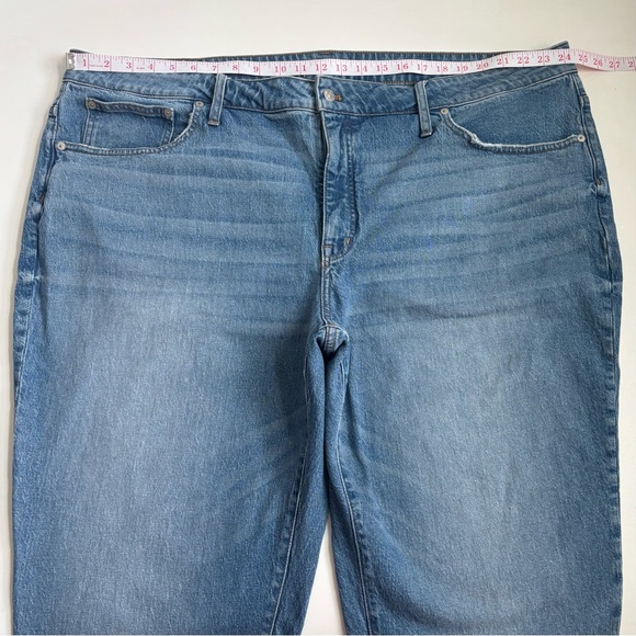 Madewell The Plus High-Rise Slim Boyjean Blue Denim Jeans in Neal Wash Size 26W - Picture 11 of 16